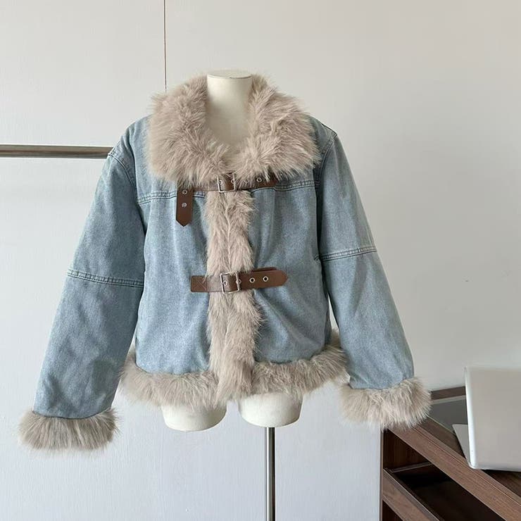 【あかりんご】超美品♡ ボアジャケット 骨格ナチュラルオーバーサイズボアジャケットアウター ジャケット|骨格