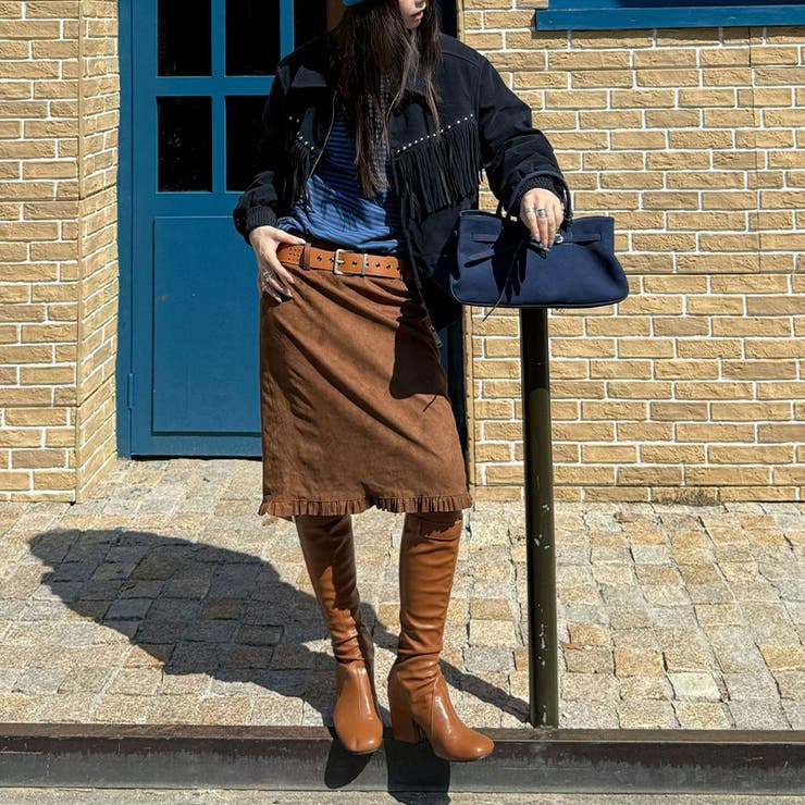 ユニセックス☆スエード中綿ジャケットフリンジスタッズ付 | 17kg | 詳細画像21 