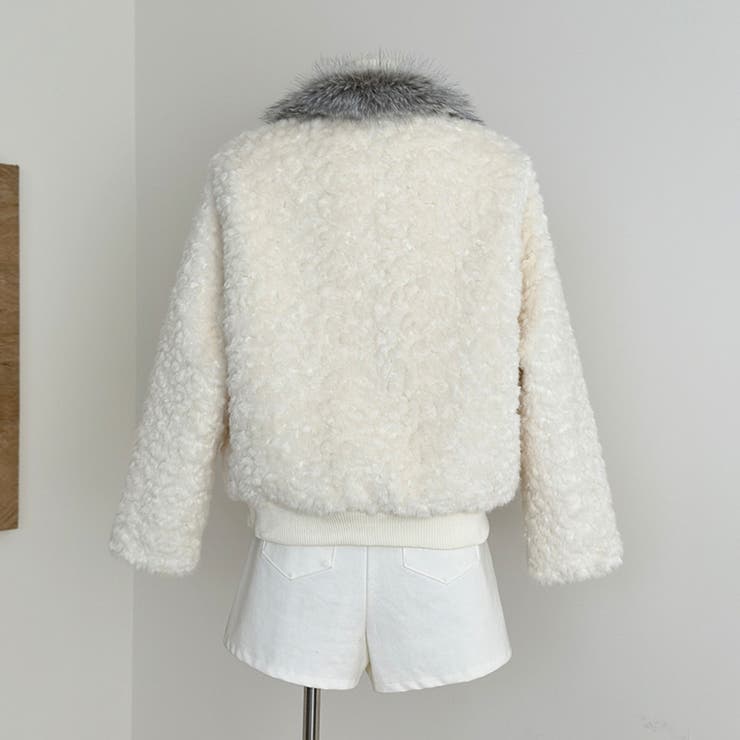 甘辛系ガールズ☆ボア襟ショートジャケット防寒 | 17kg | 詳細画像11 