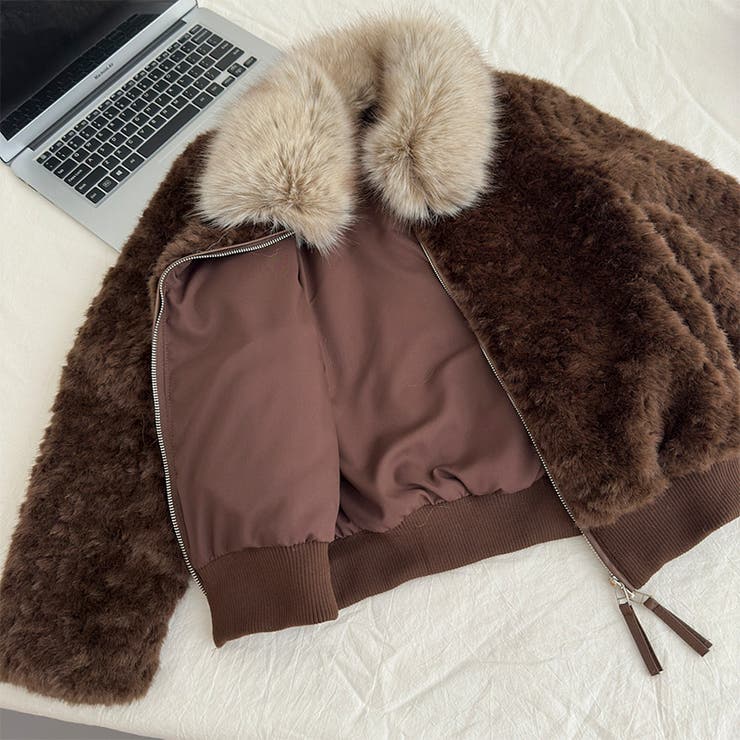 甘辛系ガールズ☆ボア襟ショートジャケット防寒 | 17kg | 詳細画像14 