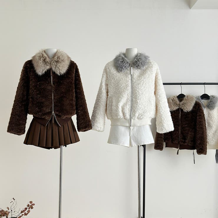 甘辛系ガールズ☆ボア襟ショートジャケット防寒 | 17kg | 詳細画像3 