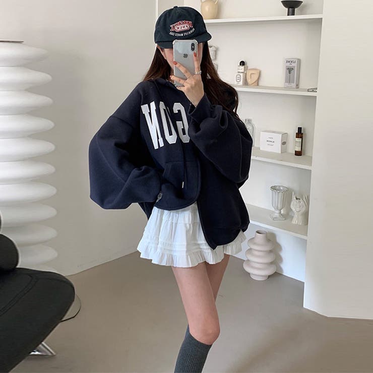 快適スタイルを実現☆ロゴジップパーカー 裏起毛あたたか | 17kg | 詳細画像15 