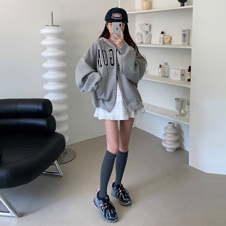 快適スタイルを実現☆ロゴジップパーカー 裏起毛あたたか | 17kg | 詳細画像30 