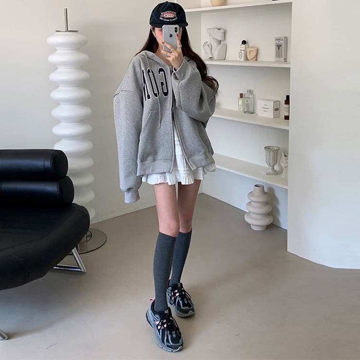 快適スタイルを実現☆ロゴジップパーカー 裏起毛あたたか | 17kg | 詳細画像31 