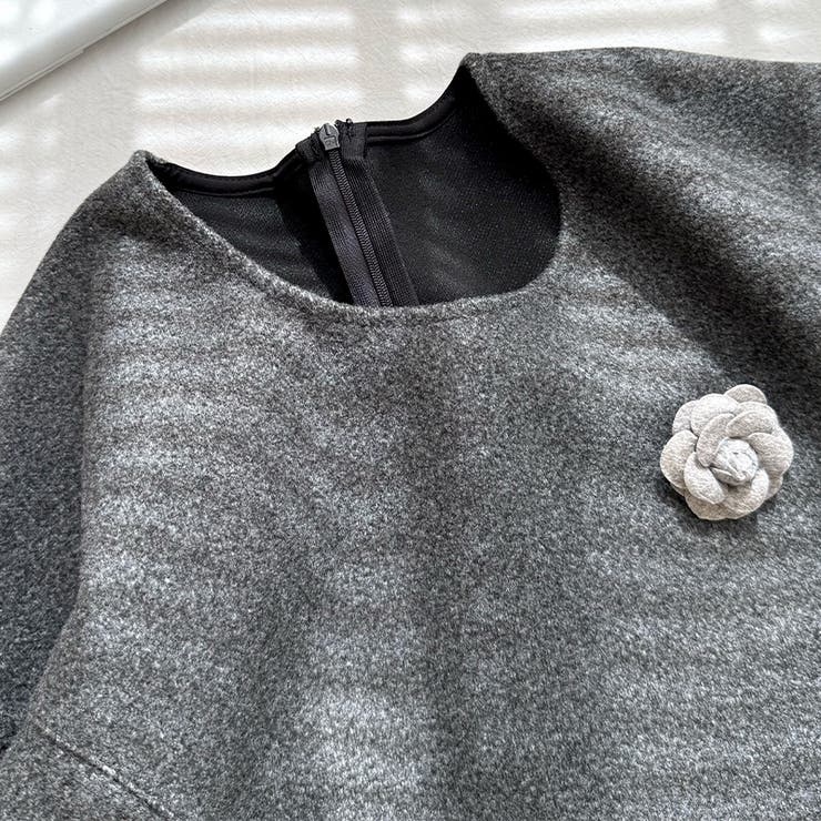 甘辛系ガールズ☆ニットトップス半袖＋スカート3点セット | 17kg | 詳細画像7 