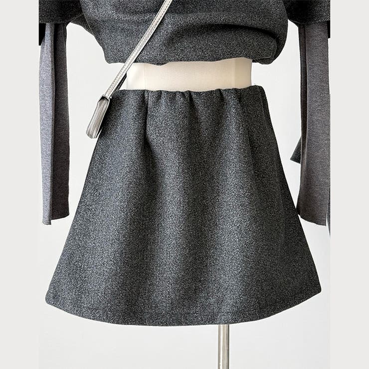 甘辛系ガールズ☆ニットトップス半袖＋スカート3点セット | 17kg | 詳細画像13 