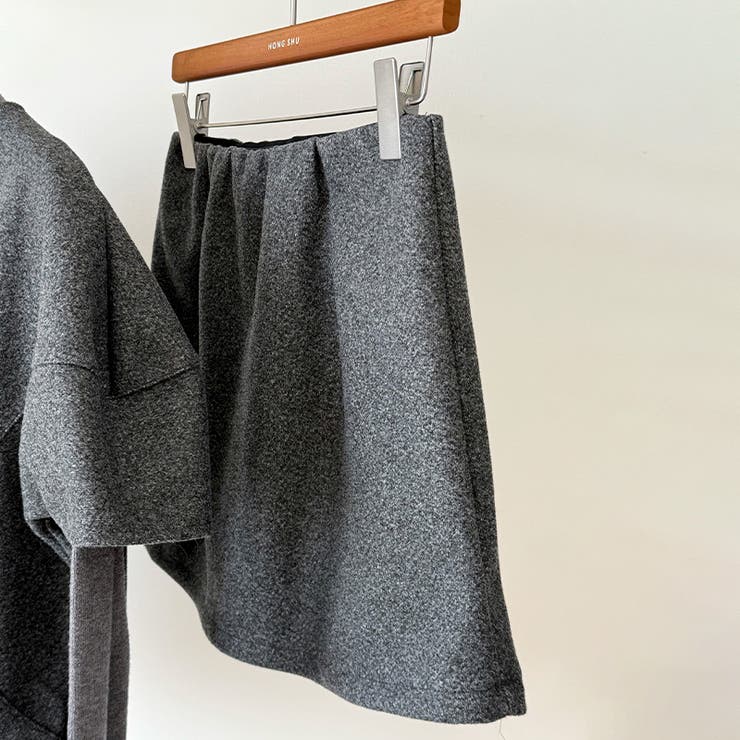 甘辛系ガールズ☆ニットトップス半袖＋スカート3点セット | 17kg | 詳細画像14 