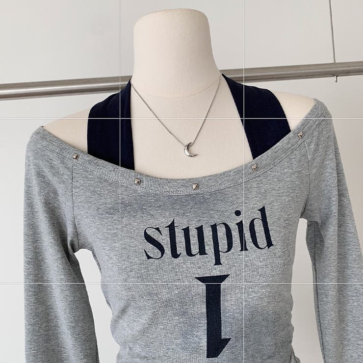 甘辛系ガールズ☆ホルターネックプリント入りトップス假2枚風 | 17kg | 詳細画像8 