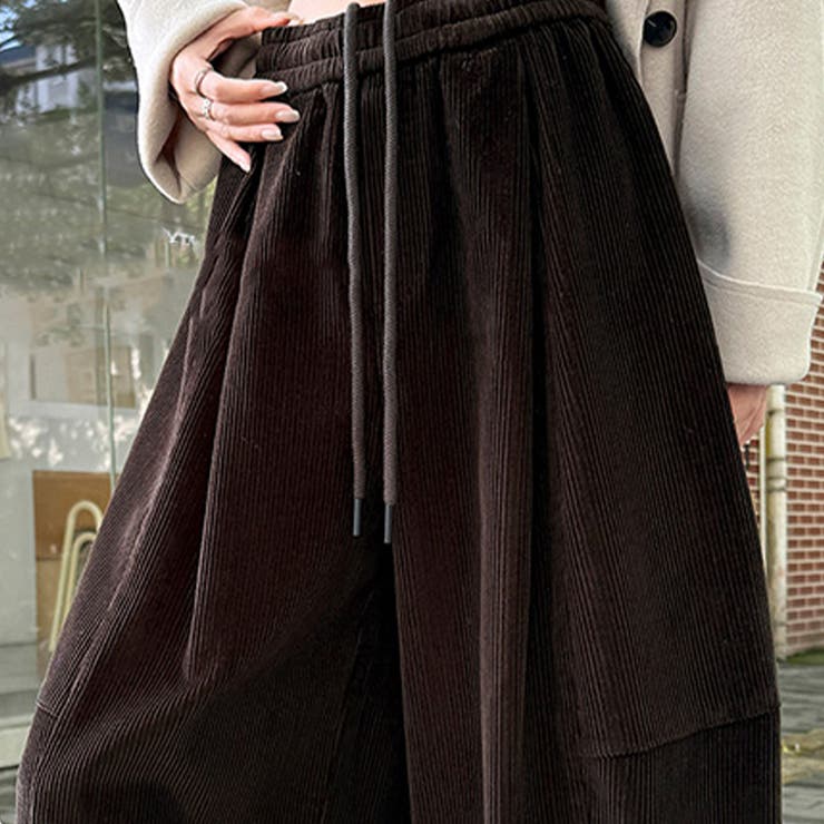 甘辛系ガールズ☆コーデュロイ七分丈パンツレトロオールドマネー風 | 17kg | 詳細画像6 