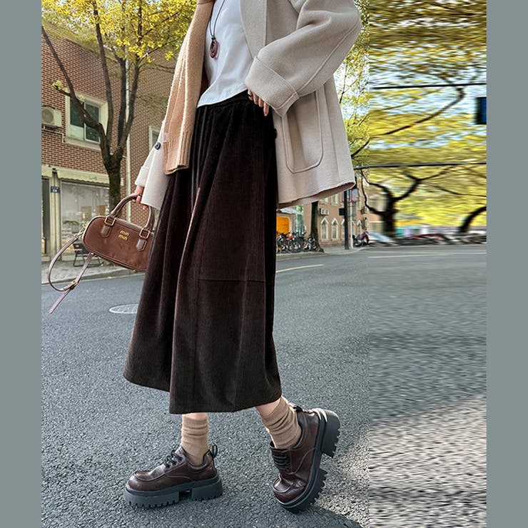 甘辛系ガールズ☆コーデュロイ七分丈パンツレトロオールドマネー風 | 17kg | 詳細画像16 