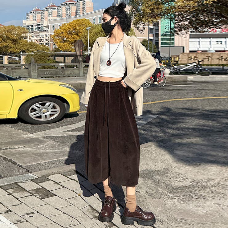 甘辛系ガールズ☆コーデュロイ七分丈パンツレトロオールドマネー風 | 17kg | 詳細画像19 