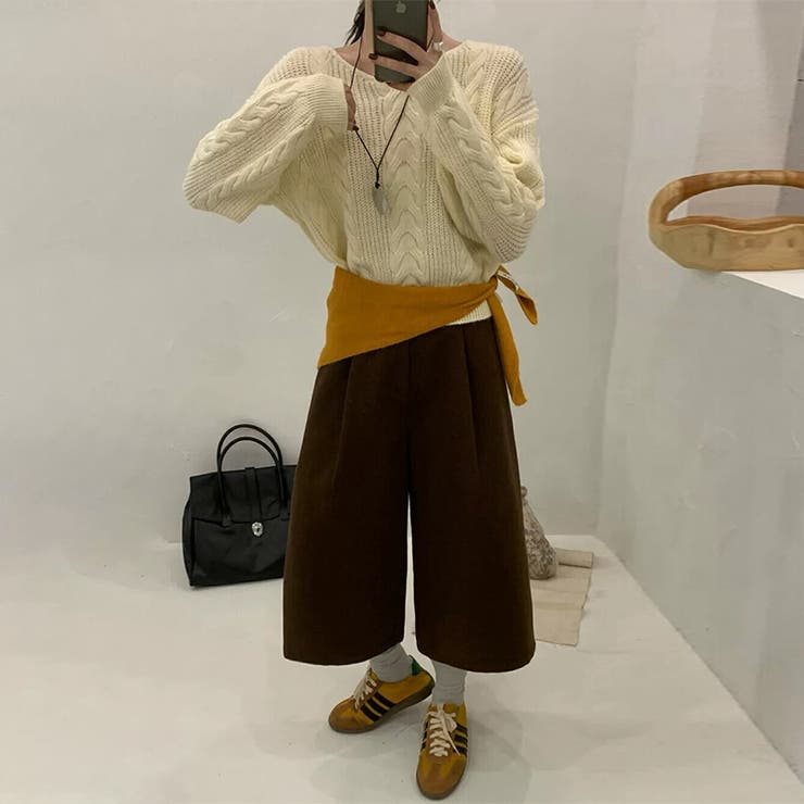 大人っぽく洗練された☆高見えシンプル七分丈パンツ | 17kg | 詳細画像11 