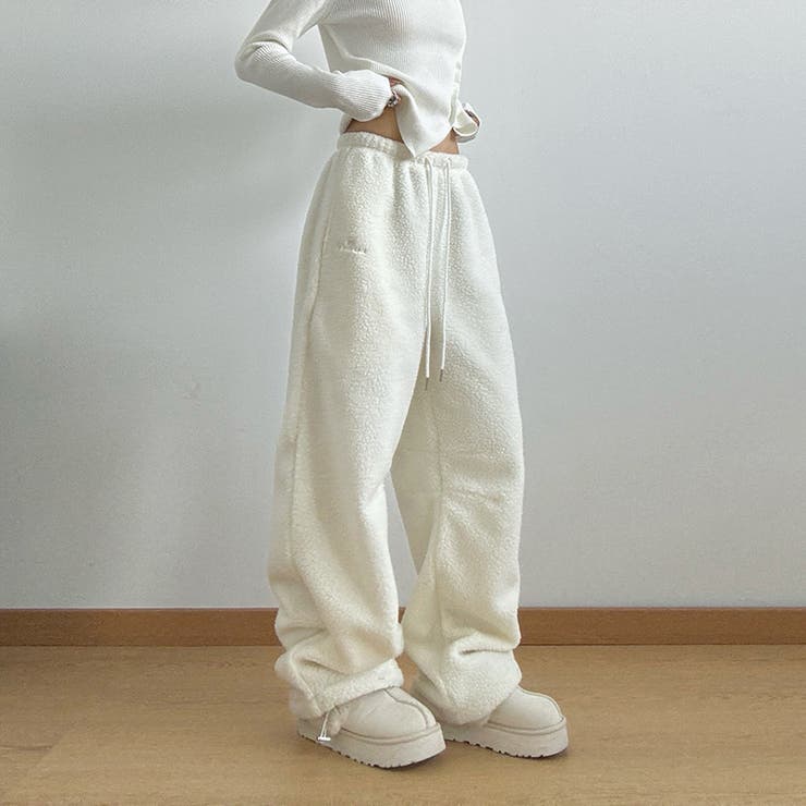 ユニセックス☆フリースパンツ裏起毛厚手 | 17kg | 詳細画像5 