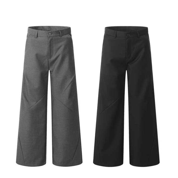 大人っぽく洗練された☆高級感あるタック入りカッティング裾引きずりロングパンツ | 17kg | 詳細画像11 