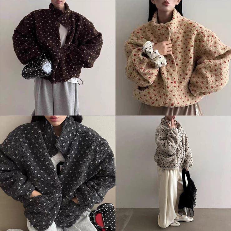 ゆるカワコーデ☆ボアジャケットムートン風コート | 17kg | 詳細画像1 