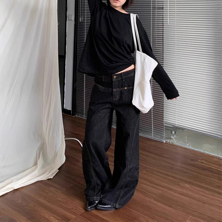 甘辛系ガールズ☆ストリートストレートデニムロングパンツ | 17kg | 詳細画像3 