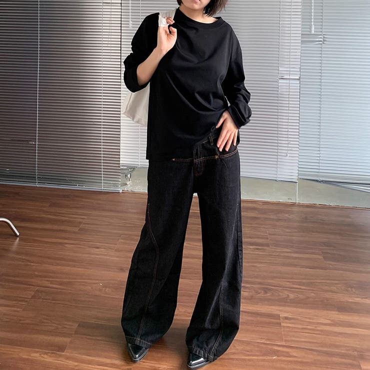 甘辛系ガールズ☆ストリートストレートデニムロングパンツ | 17kg | 詳細画像10 