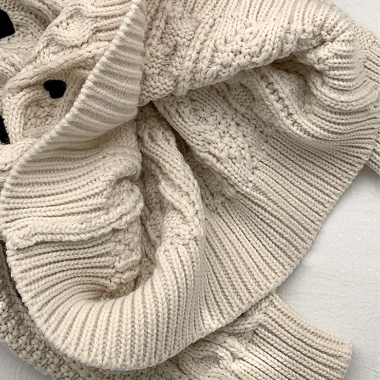 ゆるカワコーデ☆ハート柄ケーブル編みニットニットトップス | 17kg | 詳細画像24 