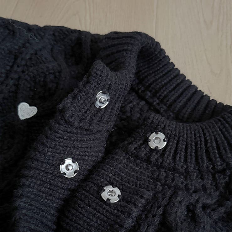 ゆるカワコーデ☆ハート柄ケーブル編みニットニットトップス | 17kg | 詳細画像26 