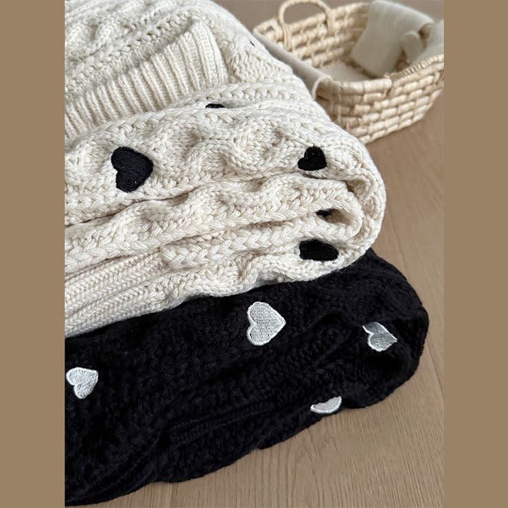 ゆるカワコーデ☆ハート柄ケーブル編みニットニットトップス | 17kg | 詳細画像39 