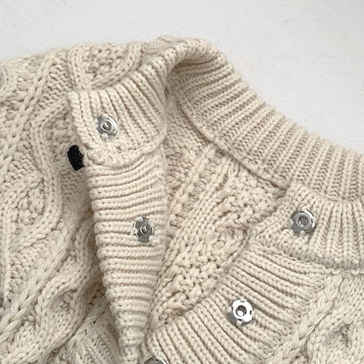 ゆるカワコーデ☆ハート柄ケーブル編みニットニットトップス | 17kg | 詳細画像5 