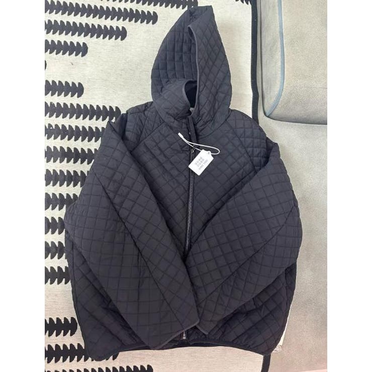 ミレニアル学園風☆軽量パフ菱形キルティングフード付き中綿ジャケット保温アウター | 17kg | 詳細画像45 