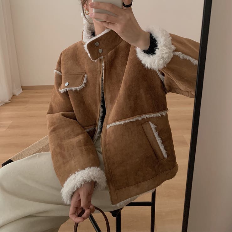 ゆるカワコーデ☆厚手ムートン風ジャケット | 17kg | 詳細画像3 