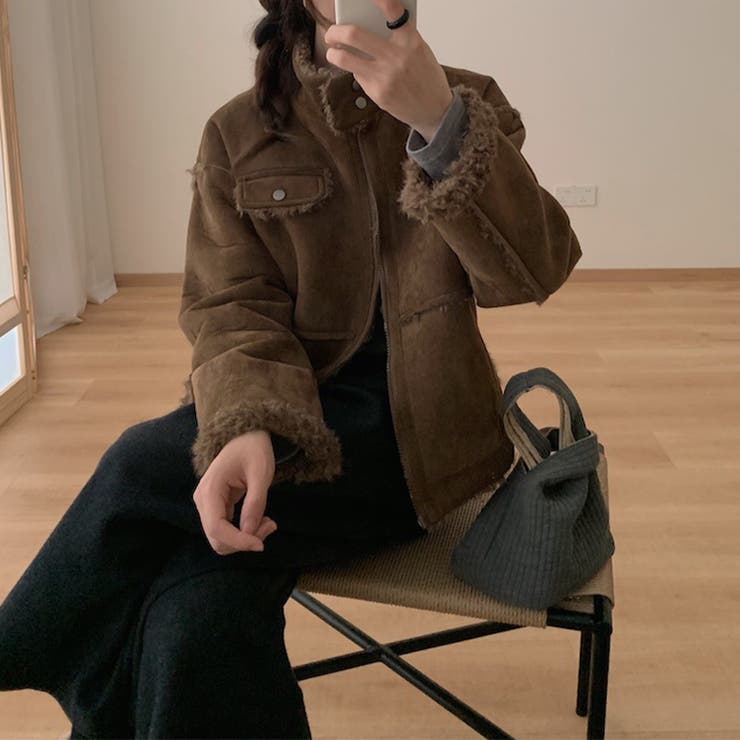 ゆるカワコーデ☆厚手ムートン風ジャケット | 17kg | 詳細画像15 