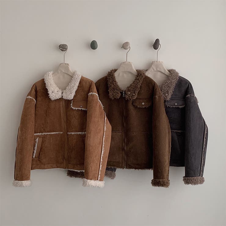 ゆるカワコーデ☆厚手ムートン風ジャケット | 17kg | 詳細画像4 