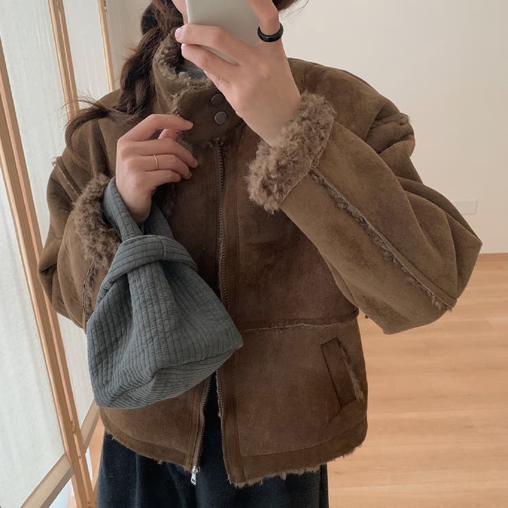 ゆるカワコーデ☆厚手ムートン風ジャケット | 17kg | 詳細画像6 