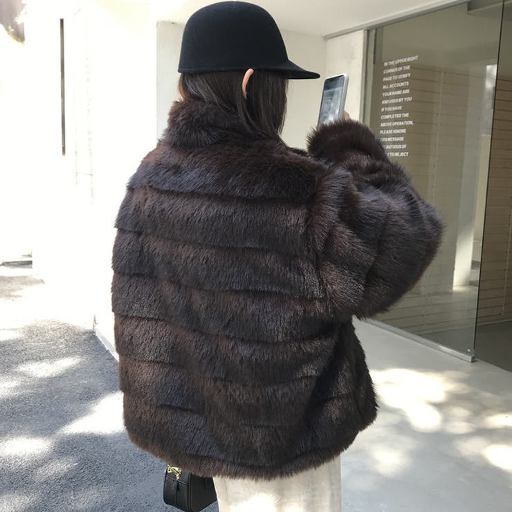 甘辛系ガールズ☆レトロ調フェイクミンクゆったり中綿ファーコート | 17kg | 詳細画像9 