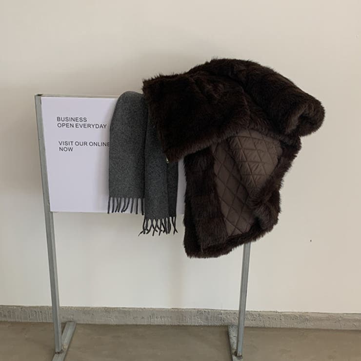 甘辛系ガールズ☆レトロ調フェイクミンクゆったり中綿ファーコート | 17kg | 詳細画像16 