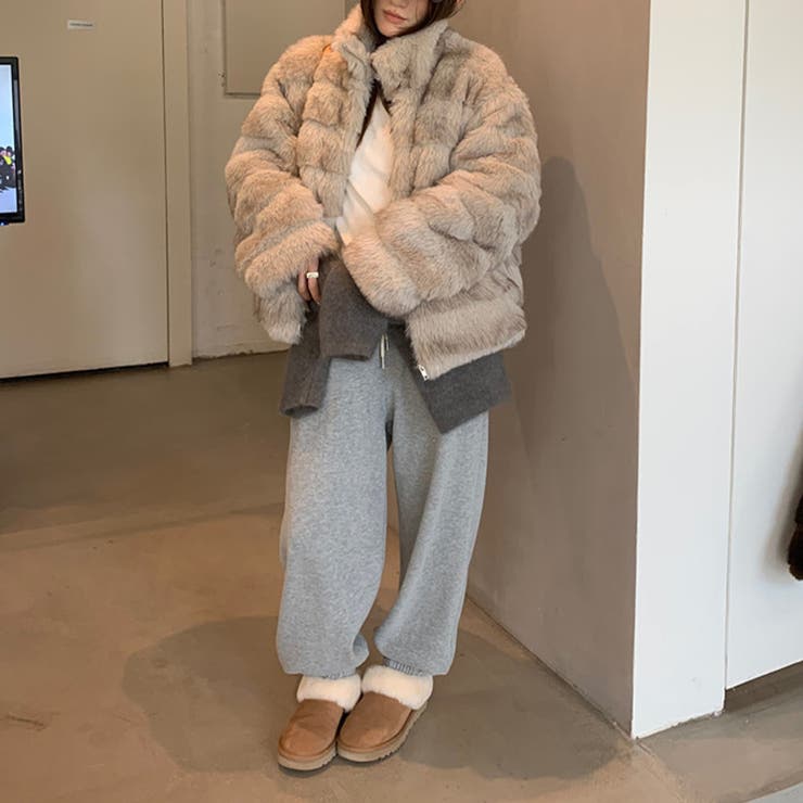 甘辛系ガールズ☆レトロ調フェイクミンクゆったり中綿ファーコート | 17kg | 詳細画像28 