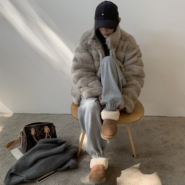 甘辛系ガールズ☆レトロ調フェイクミンクゆったり中綿ファーコート | 17kg | 詳細画像31 