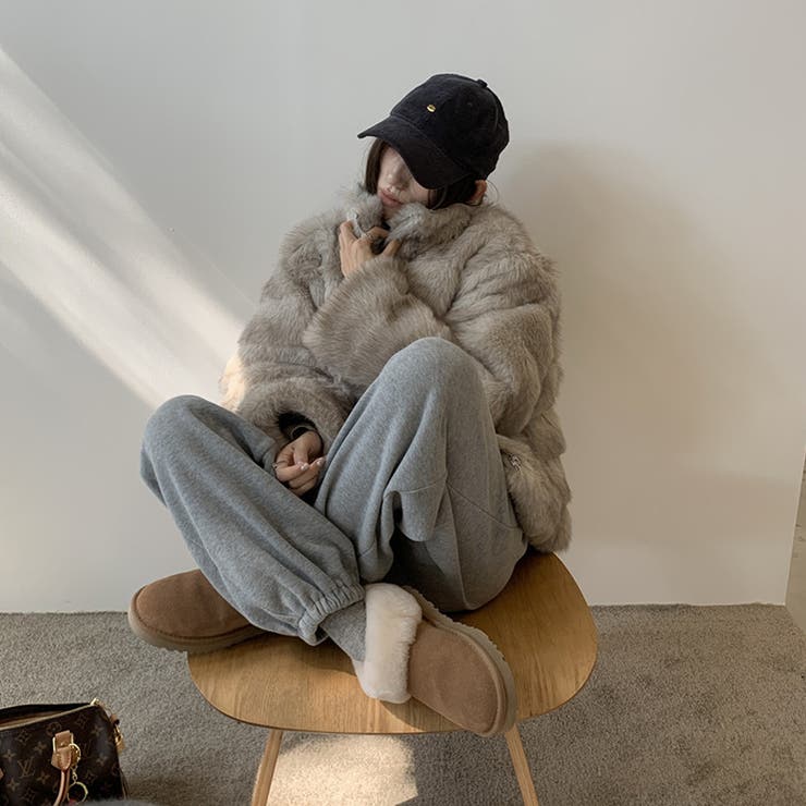 甘辛系ガールズ☆レトロ調フェイクミンクゆったり中綿ファーコート | 17kg | 詳細画像32 