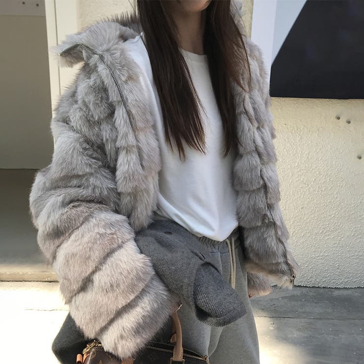 甘辛系ガールズ☆レトロ調フェイクミンクゆったり中綿ファーコート | 17kg | 詳細画像34 