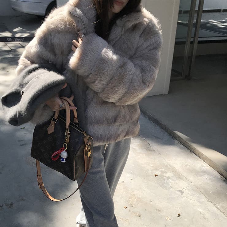 甘辛系ガールズ☆レトロ調フェイクミンクゆったり中綿ファーコート | 17kg | 詳細画像37 