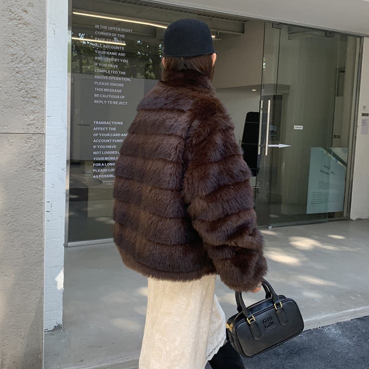 甘辛系ガールズ☆レトロ調フェイクミンクゆったり中綿ファーコート | 17kg | 詳細画像60 