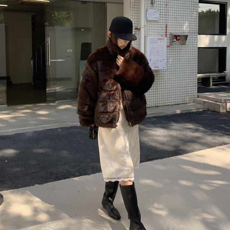 甘辛系ガールズ☆レトロ調フェイクミンクゆったり中綿ファーコート | 17kg | 詳細画像62 