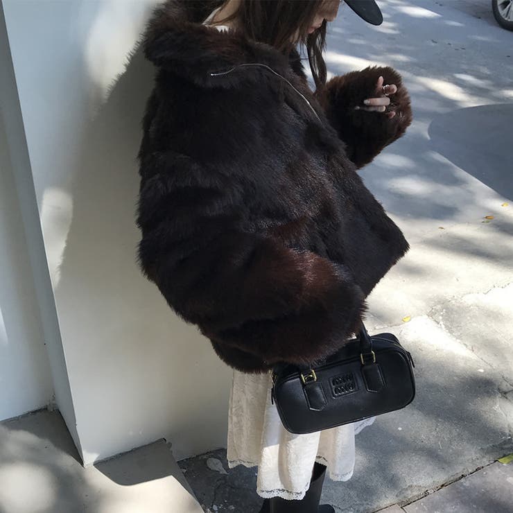 甘辛系ガールズ☆レトロ調フェイクミンクゆったり中綿ファーコート | 17kg | 詳細画像72 