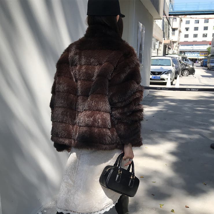 甘辛系ガールズ☆レトロ調フェイクミンクゆったり中綿ファーコート | 17kg | 詳細画像77 