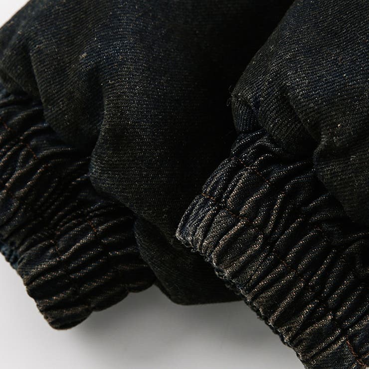 ユニセックス☆アメカジ系ウォッシュ加工デニム中綿ジャケット冬用裏起毛 | 17kg | 詳細画像19 