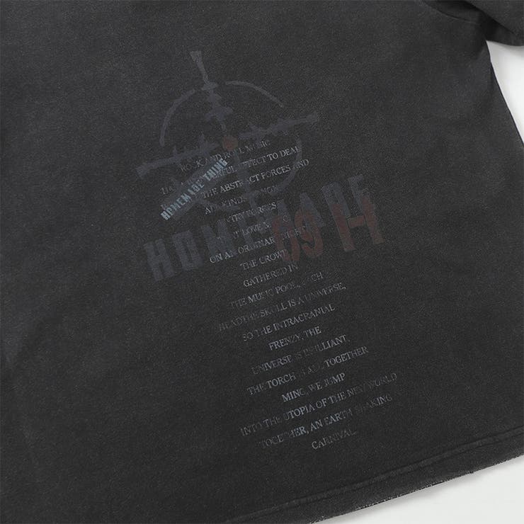 ユニセックス☆アメカジフェイクレイヤードダメージ加工ウォッシュ長袖Tシャツ | 17kg | 詳細画像6 