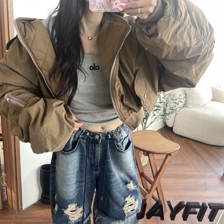 ユニセックス☆ダメージ加工フェイクレイヤード二重とろみワイドデニムパンツ | 17kg | 詳細画像29 