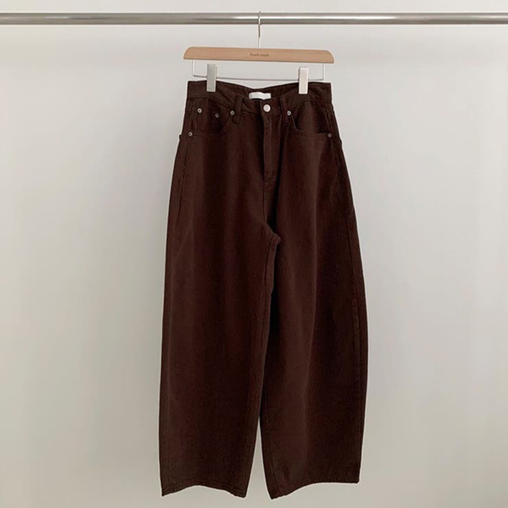 甘辛系ガールズ レトロウォッシュレオパード×文字ワッペンワイドストレートデニムパ… | 17kg | 詳細画像23 