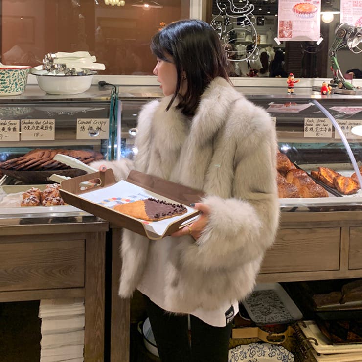 甘辛系ガールズ☆スタンドカラー 上品で華やかなフェイクファーコートエコファー | 17kg | 詳細画像32 