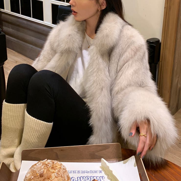 甘辛系ガールズ☆スタンドカラー 上品で華やかなフェイクファーコートエコファー | 17kg | 詳細画像35 