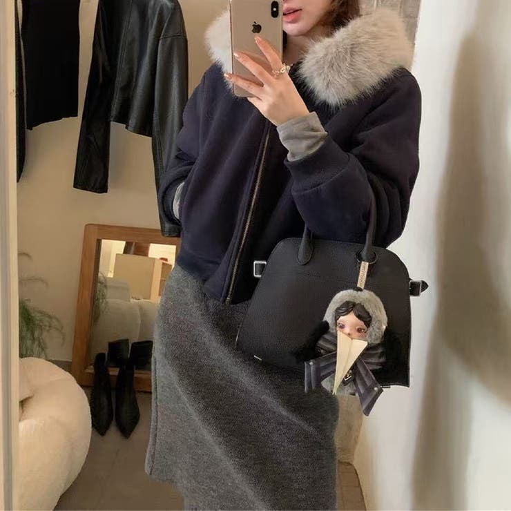 心地の良いスウェット風 取り外し可能なビッグファー付き フード一体型 | 17kg | 詳細画像10 