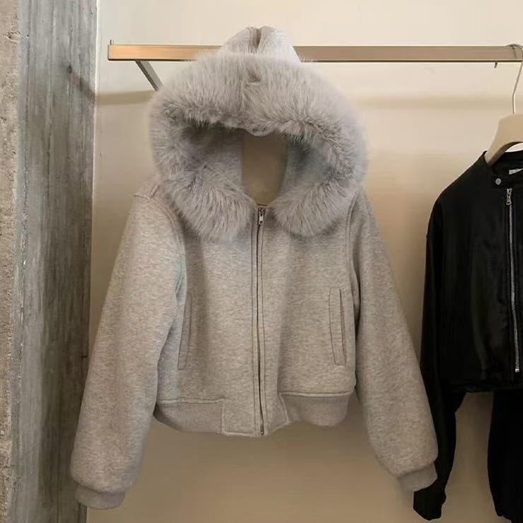 心地の良いスウェット風 取り外し可能なビッグファー付き フード一体型 | 17kg | 詳細画像15 