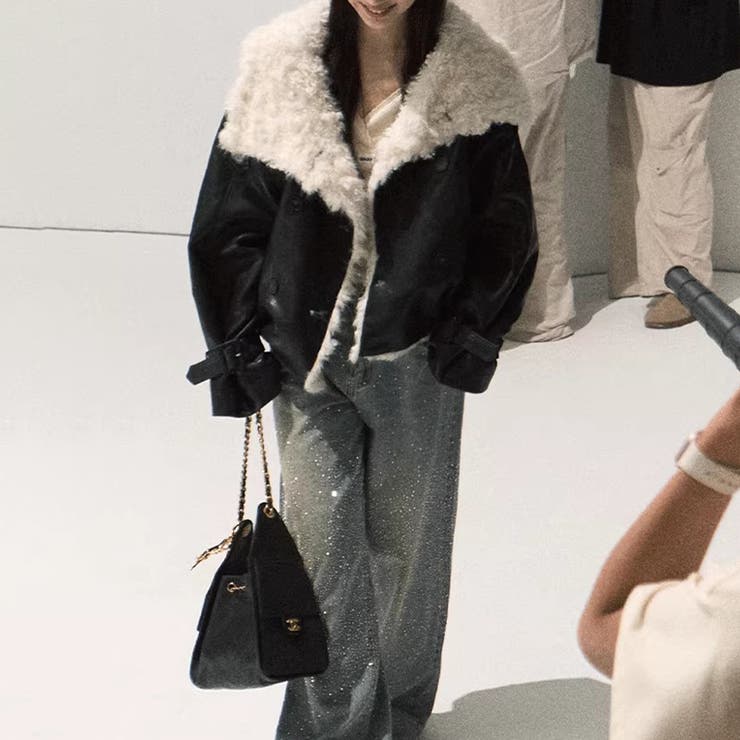 パーカー風アウター マットで柔らかな光沢 ふんわりシープボア | 17kg | 詳細画像12 